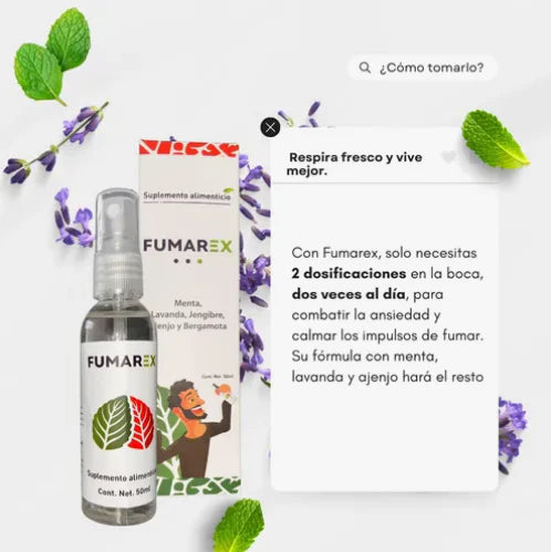🌿 Fumarex – Menos humo, más vida 🚭❤️