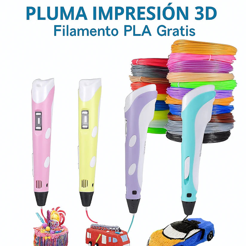 Lápiz Creativa 3D – ¡Dibuja, Crea y Construye en el Aire!